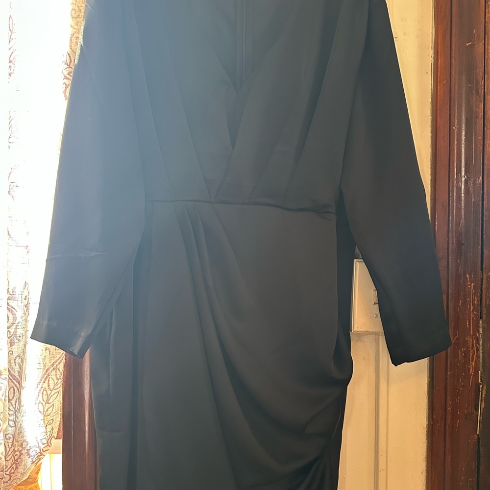 Eloquii Black Long Sleeve Dress
